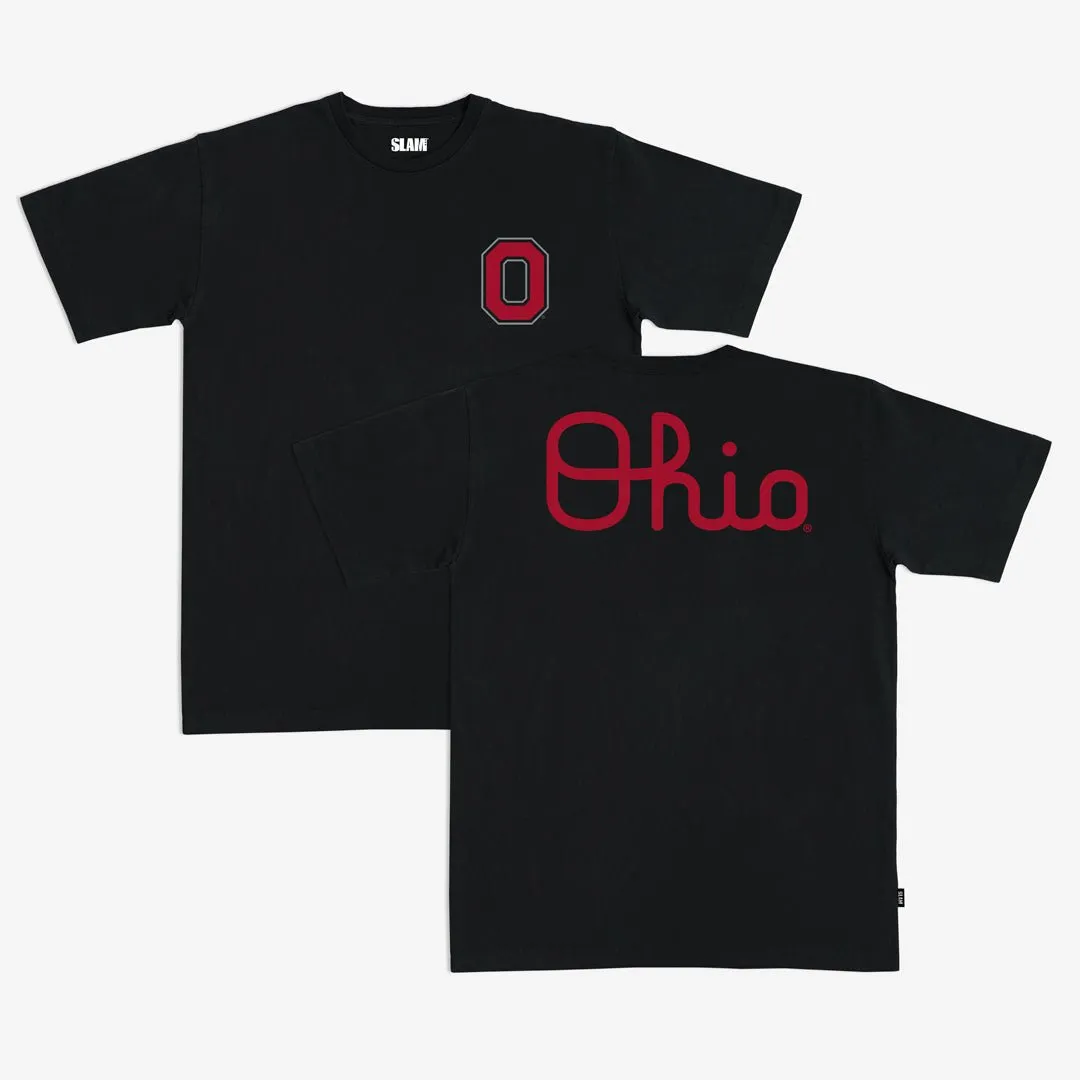 Ohio State Script Heavy Tee sold by SLAM Goods