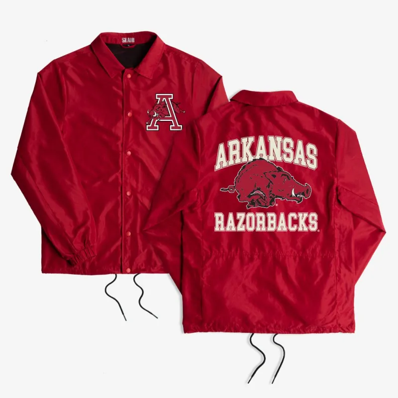 Arkansas Coaches Jacket sold by SLAM Goods