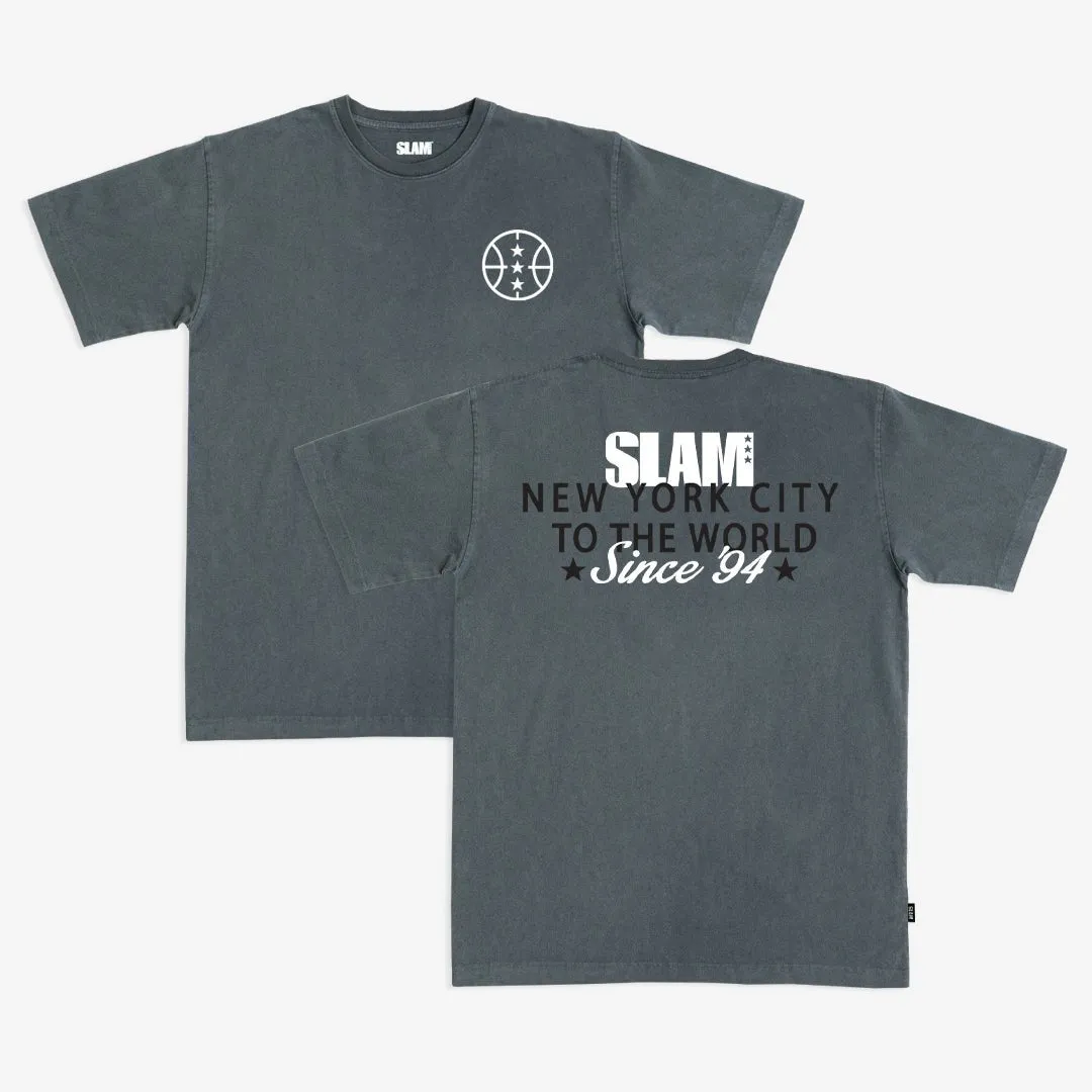 SLAM Baseline Script Heavy Tee sold by SLAM Goods