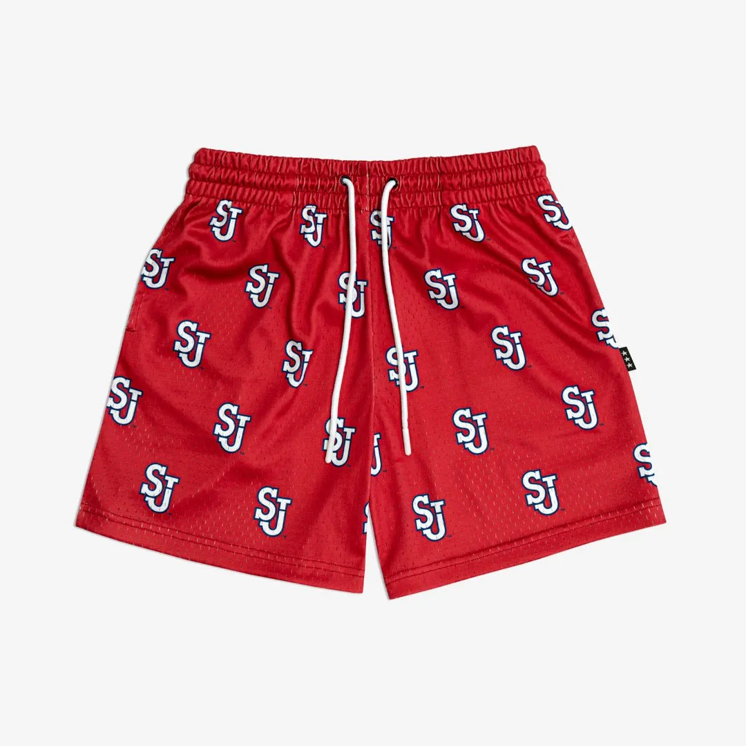 St. John's All-Over Logo Shorts sold by SLAM Goods