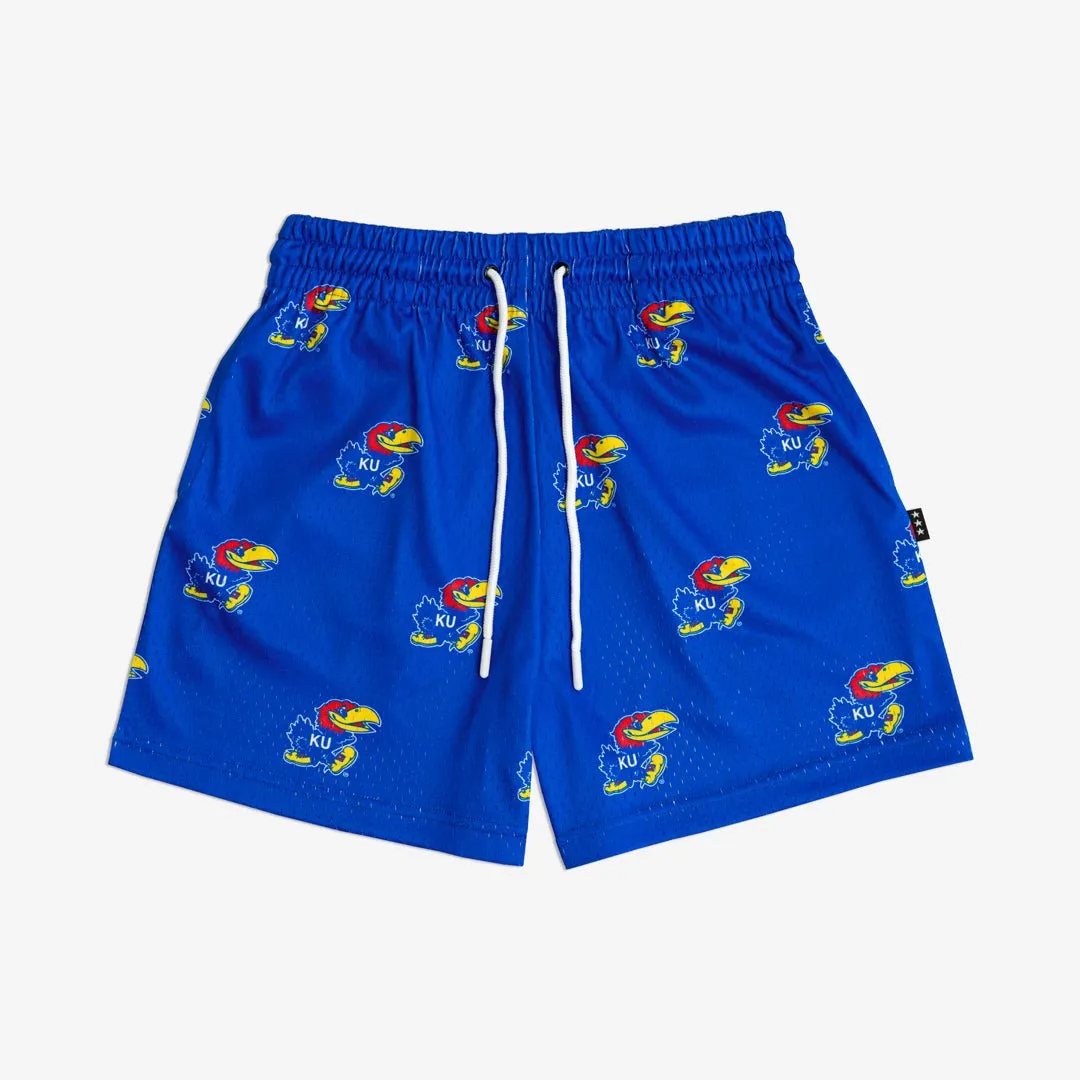Kansas All-Over Logo Shorts sold by SLAM Goods