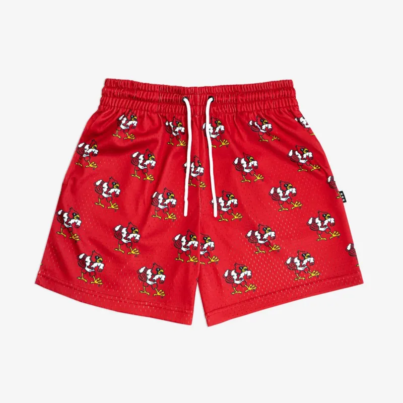 Louisville All-Over Logo Shorts sold by SLAM Goods