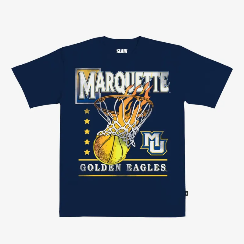 Marquette Hoops Heavy Tee sold by SLAM Goods