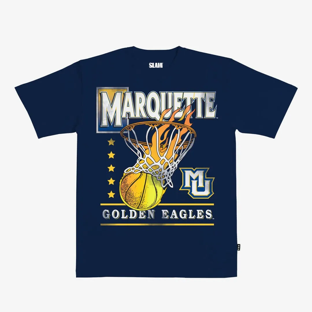 Marquette Hoops Heavy Tee sold by SLAM Goods