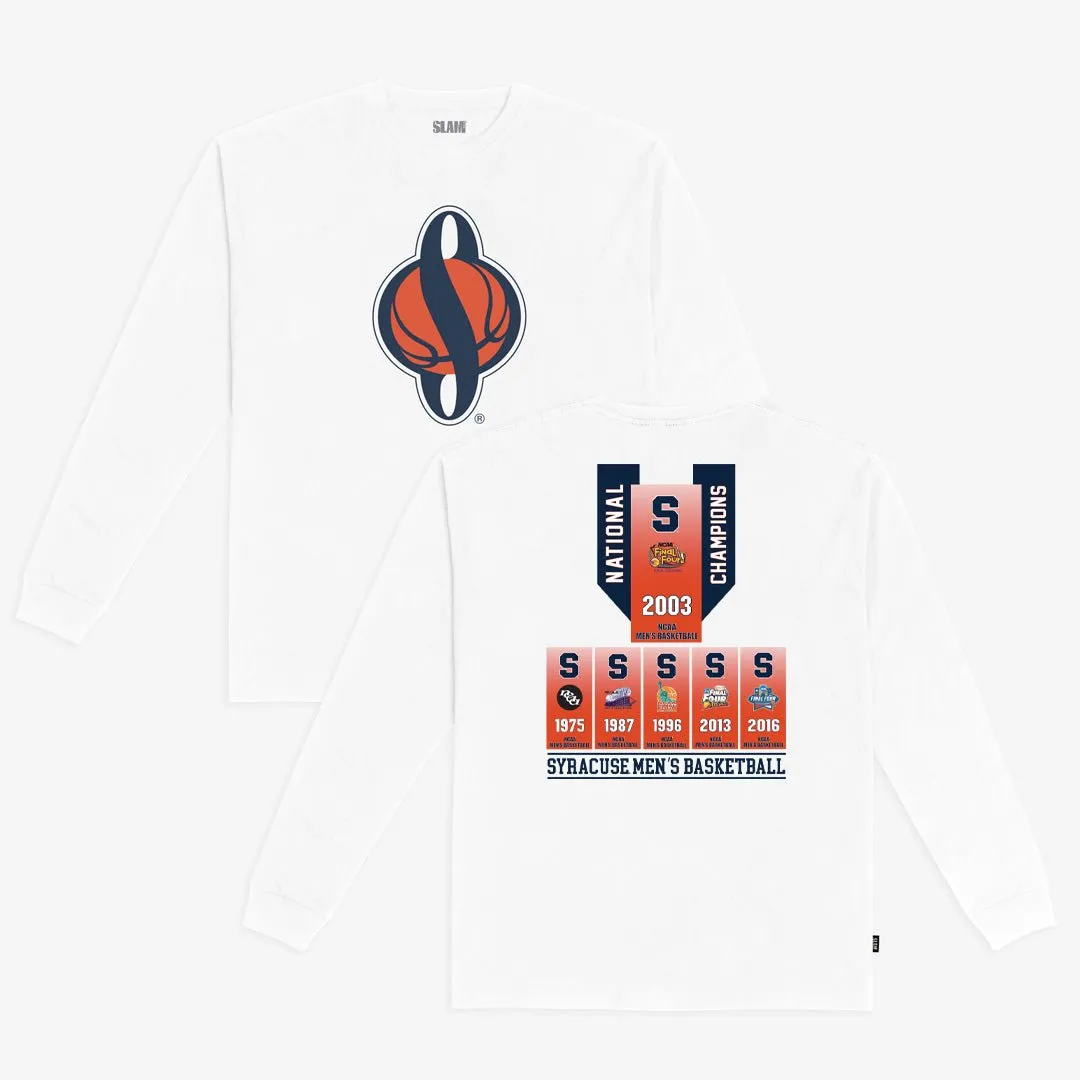 Syracuse Banners L/S Tee sold by SLAM Goods
