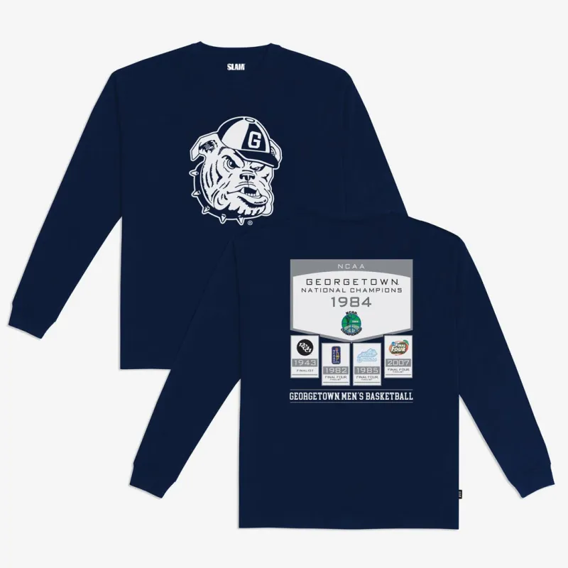 Georgetown Banners L/S Tee sold by SLAM Goods