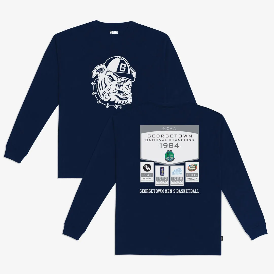 Georgetown Banners L/S Tee sold by SLAM Goods