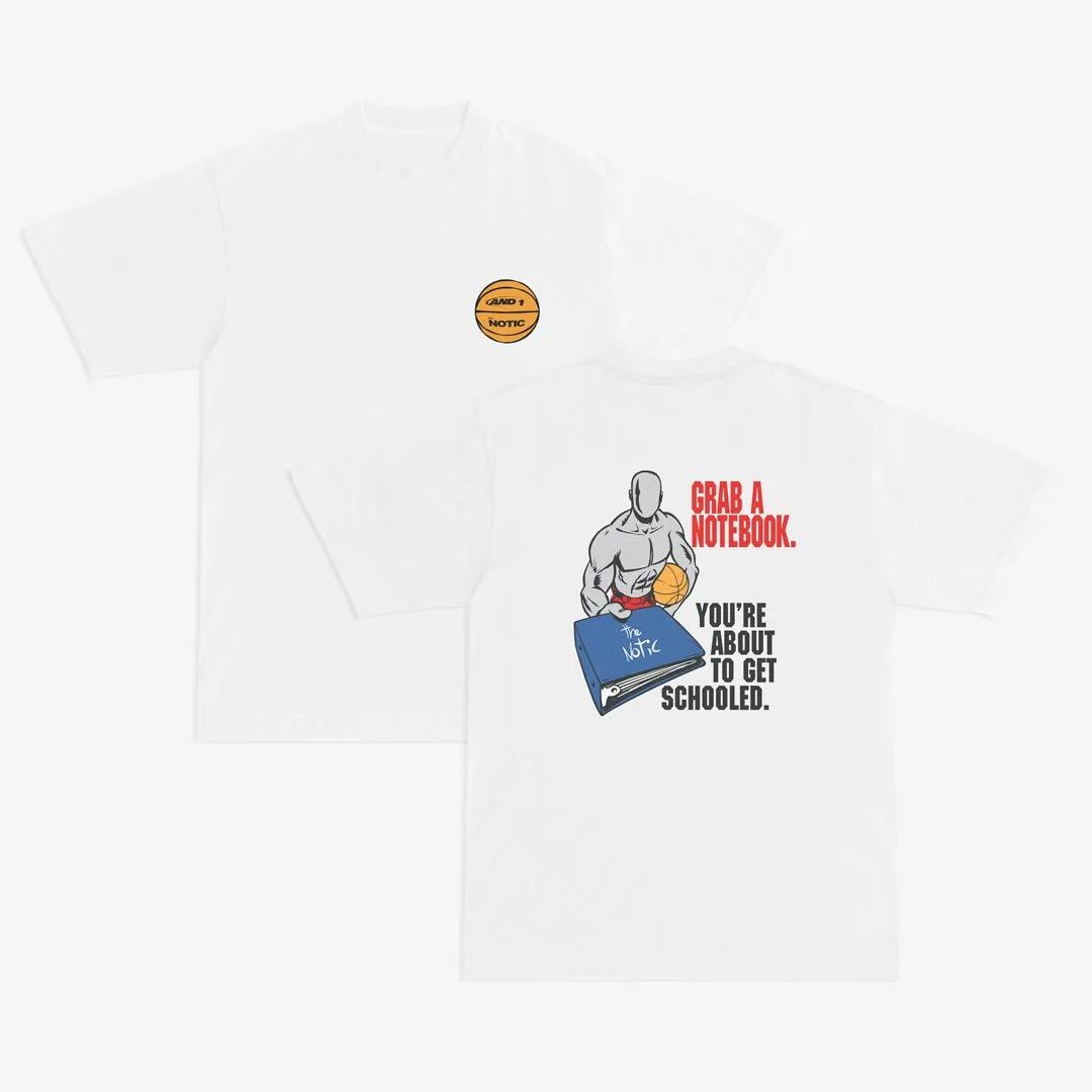 AND1 x The Notic 'School's in Session' Tee sold by SLAM Goods