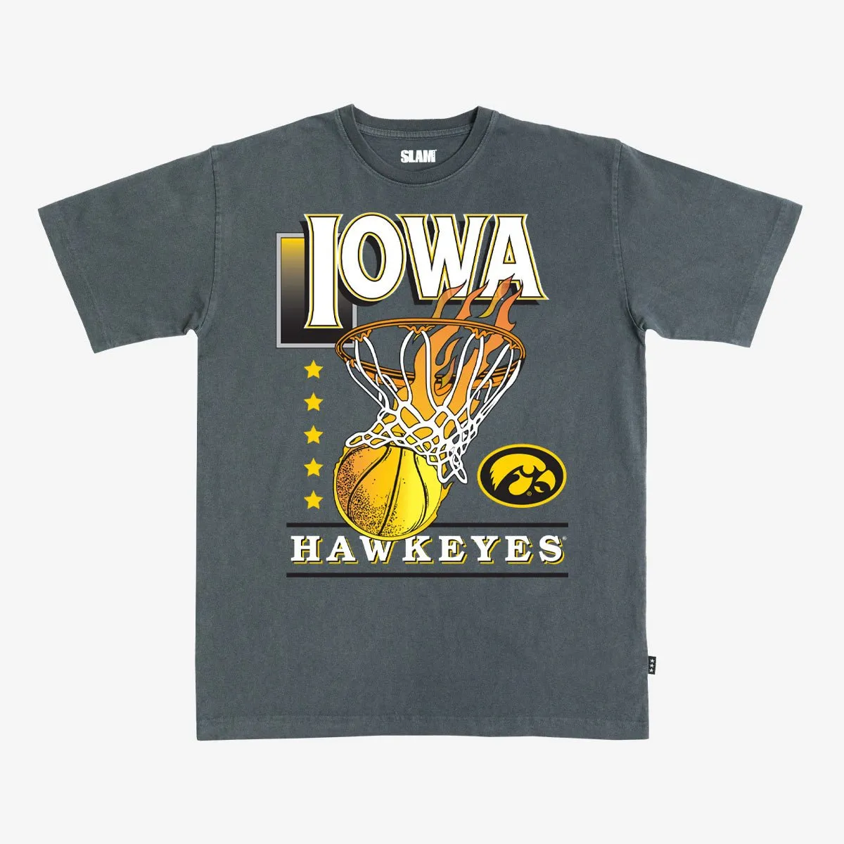 Iowa Hoops Heavy Tee sold by SLAM Goods