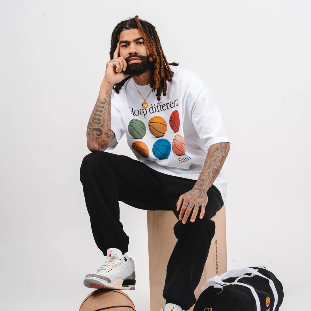 SLAM Hoop Different iHoop Heavy Tee sold by SLAM Goods product image thumbnail 3