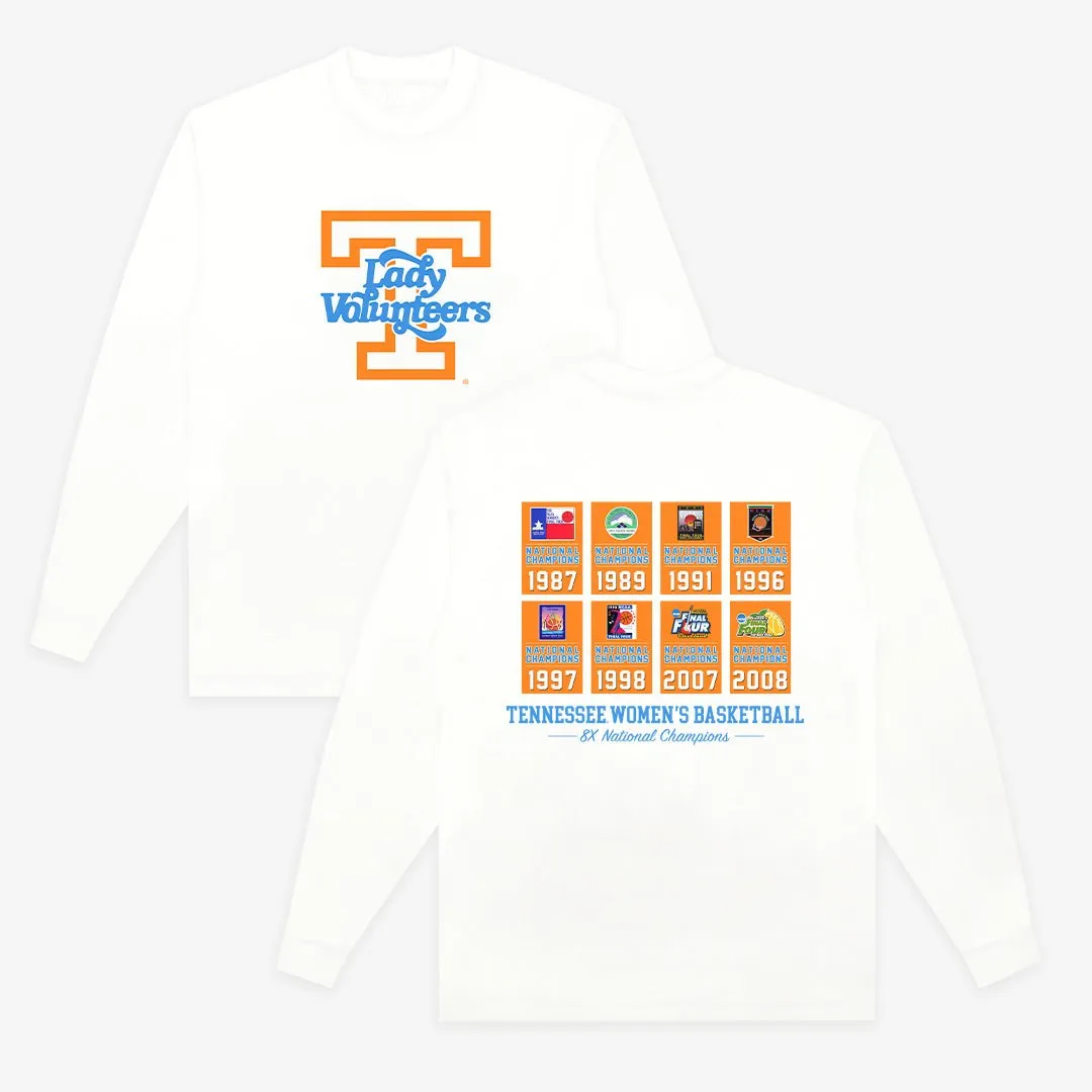 Tennessee Lady Vols Banners L/S Tee sold by SLAM Goods