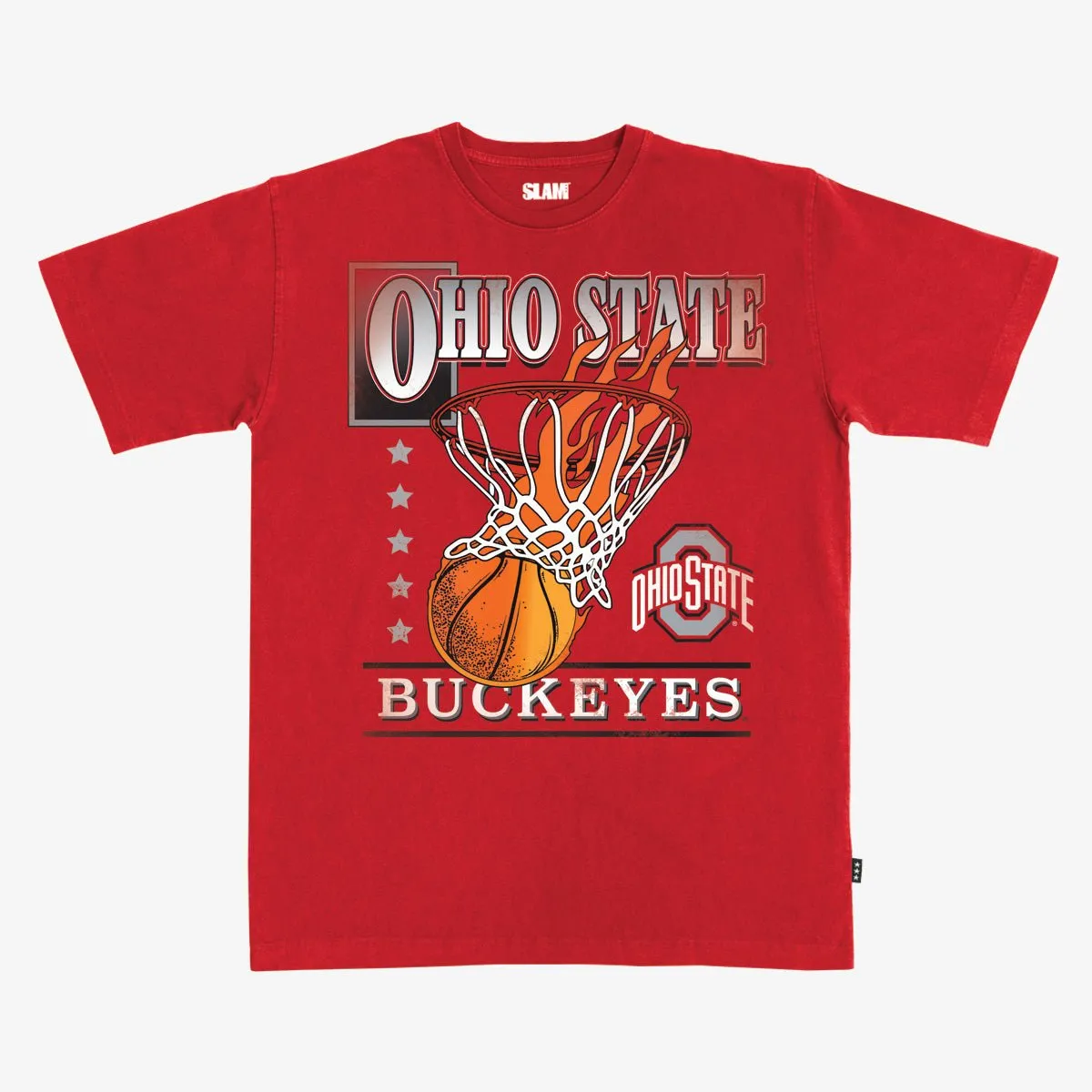 Ohio State Hoops Heavy Tee sold by SLAM Goods