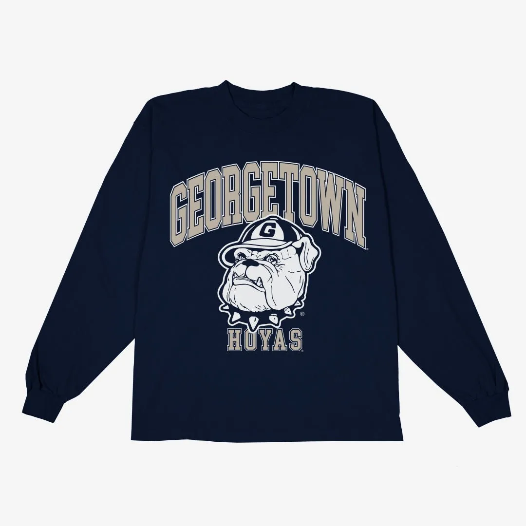 Georgetown Hoyas Big Logo L/S Tee sold by SLAM Goods