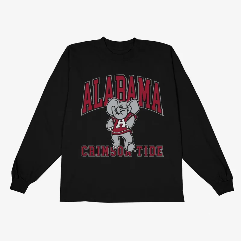 Alabama Crimson Tide Big Logo L/S Tee sold by SLAM Goods