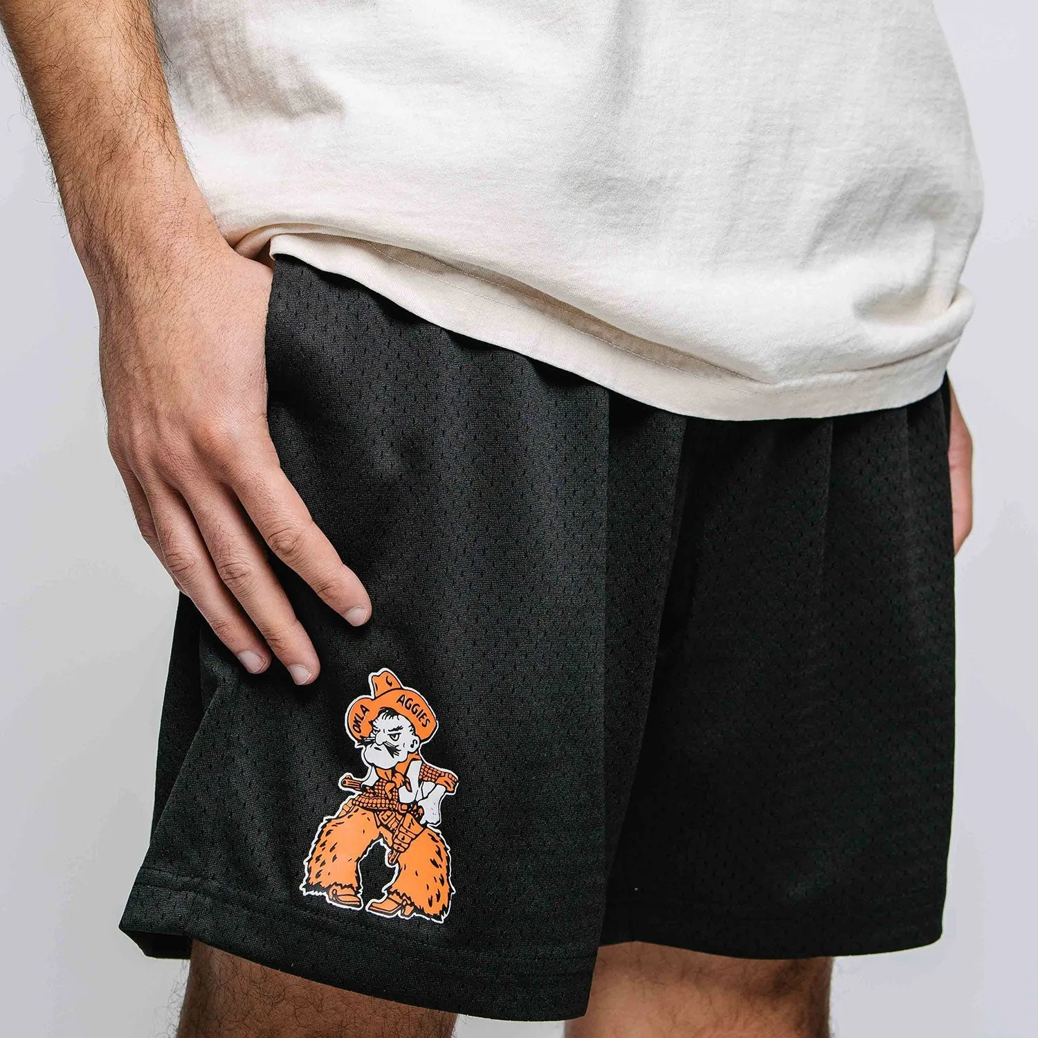 Oklahoma State Cowboys Retro Practice Shorts sold by SLAM Goods product image thumbnail 4