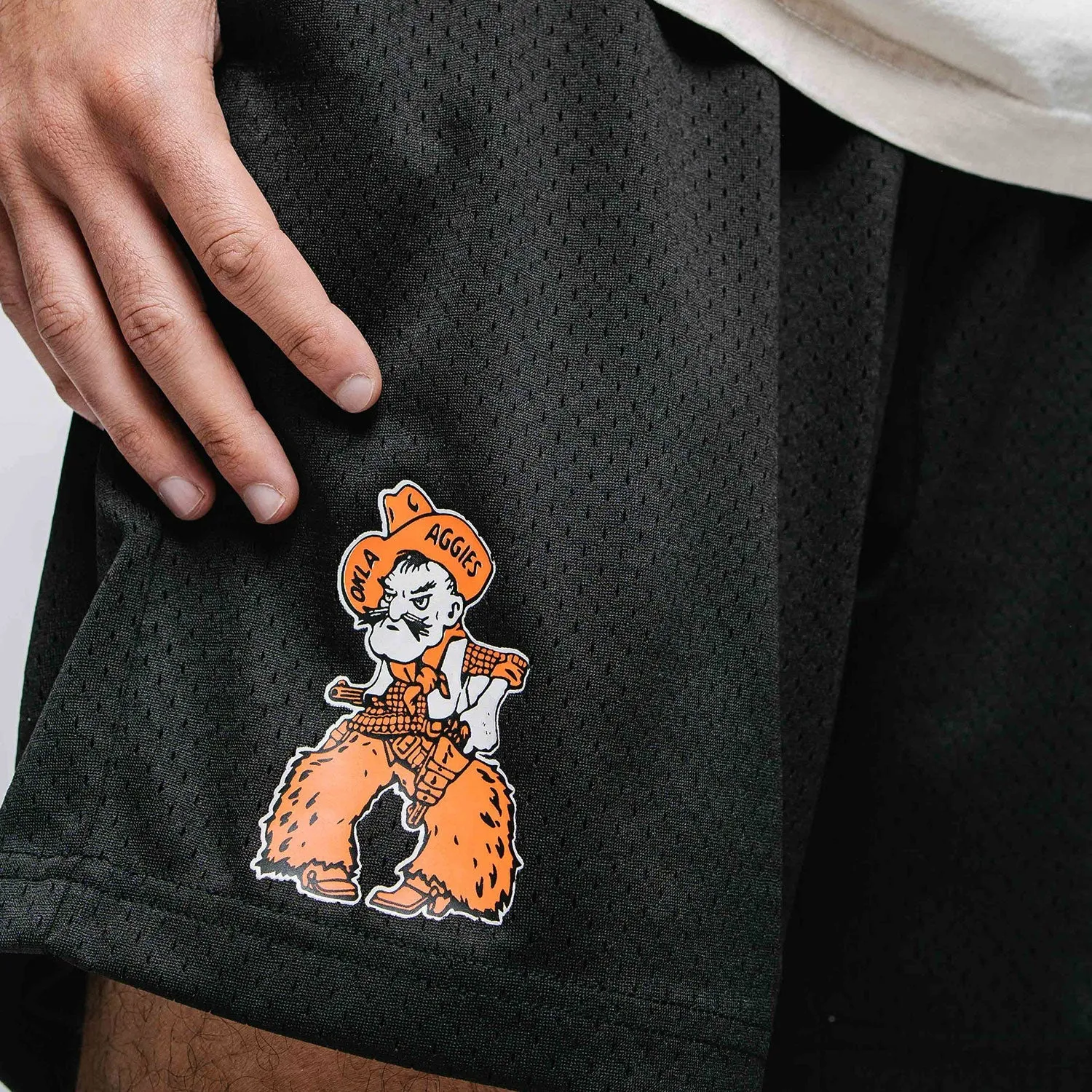 Oklahoma State Cowboys Retro Practice Shorts sold by SLAM Goods product image thumbnail 3