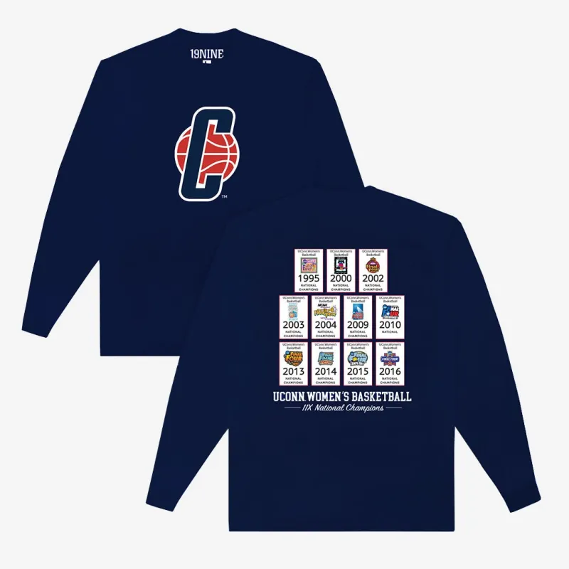 UConn Women's Banners L/S Tee sold by SLAM Goods