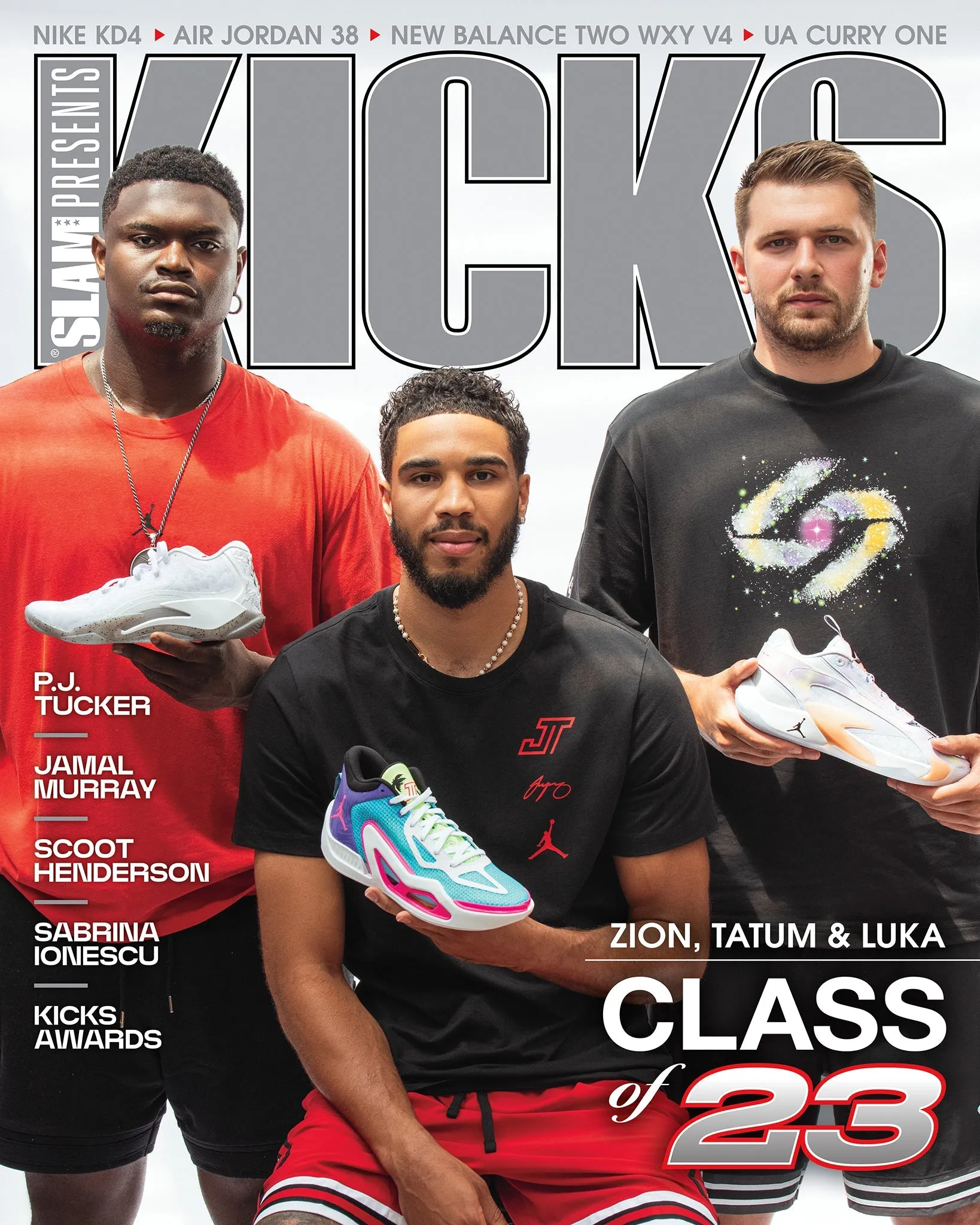 KICKS 26: Zion, Tatum, Luka (Cover 2 of 3) sold by SLAM Goods