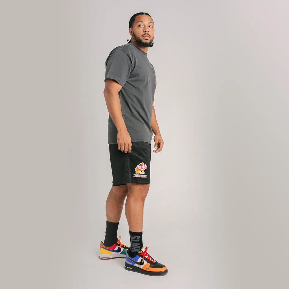 Louisville Cardinals Retro Practice Shorts sold by SLAM Goods product image thumbnail 3