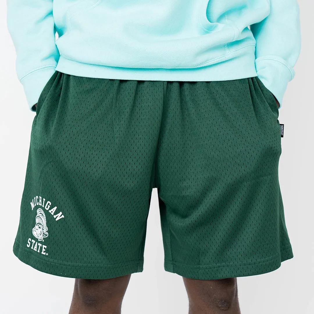 Michigan State Spartans Retro Practice Shorts sold by SLAM Goods product image thumbnail 5