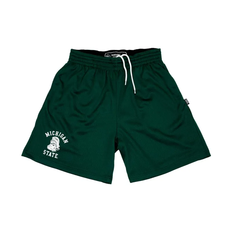 Michigan State Spartans Retro Practice Shorts sold by SLAM Goods