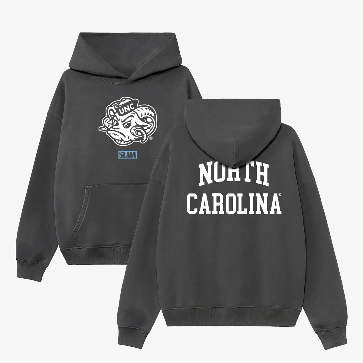 North Carolina Monochromatic Washed Hoodie sold by SLAM Goods