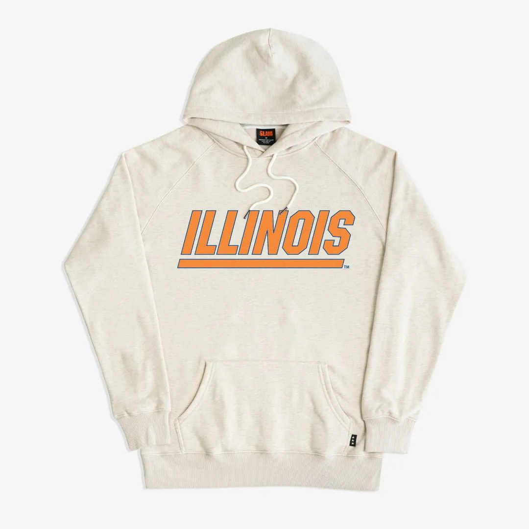 Illinois Big Logo Hoodie sold by SLAM Goods
