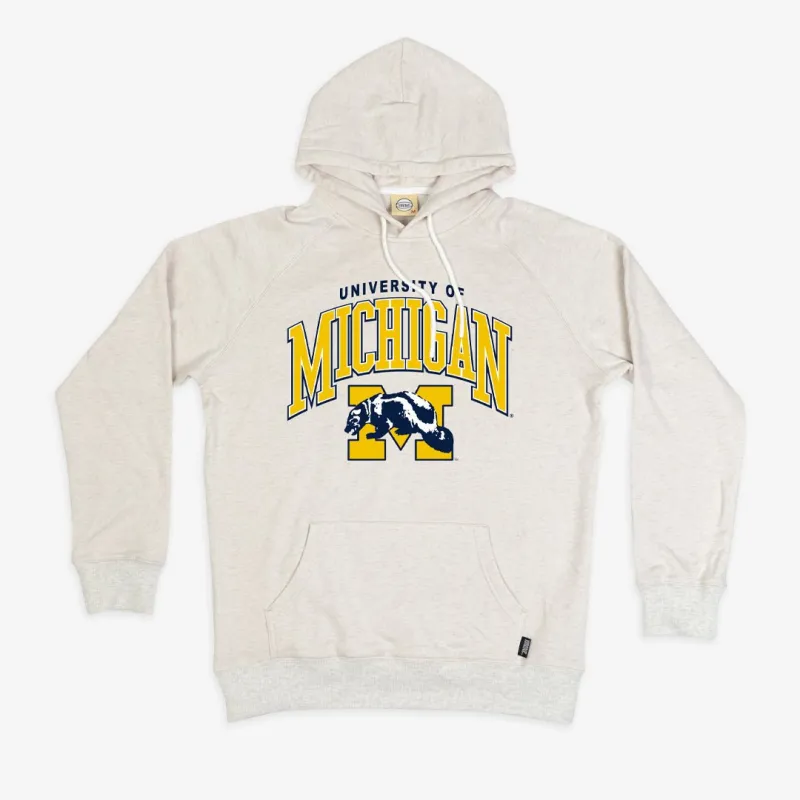 Michigan Wolverines Retro Logo Hoodie sold by SLAM Goods