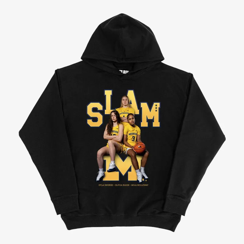 SLAM Michigan WBB Remix Hoodie sold by SLAM Goods