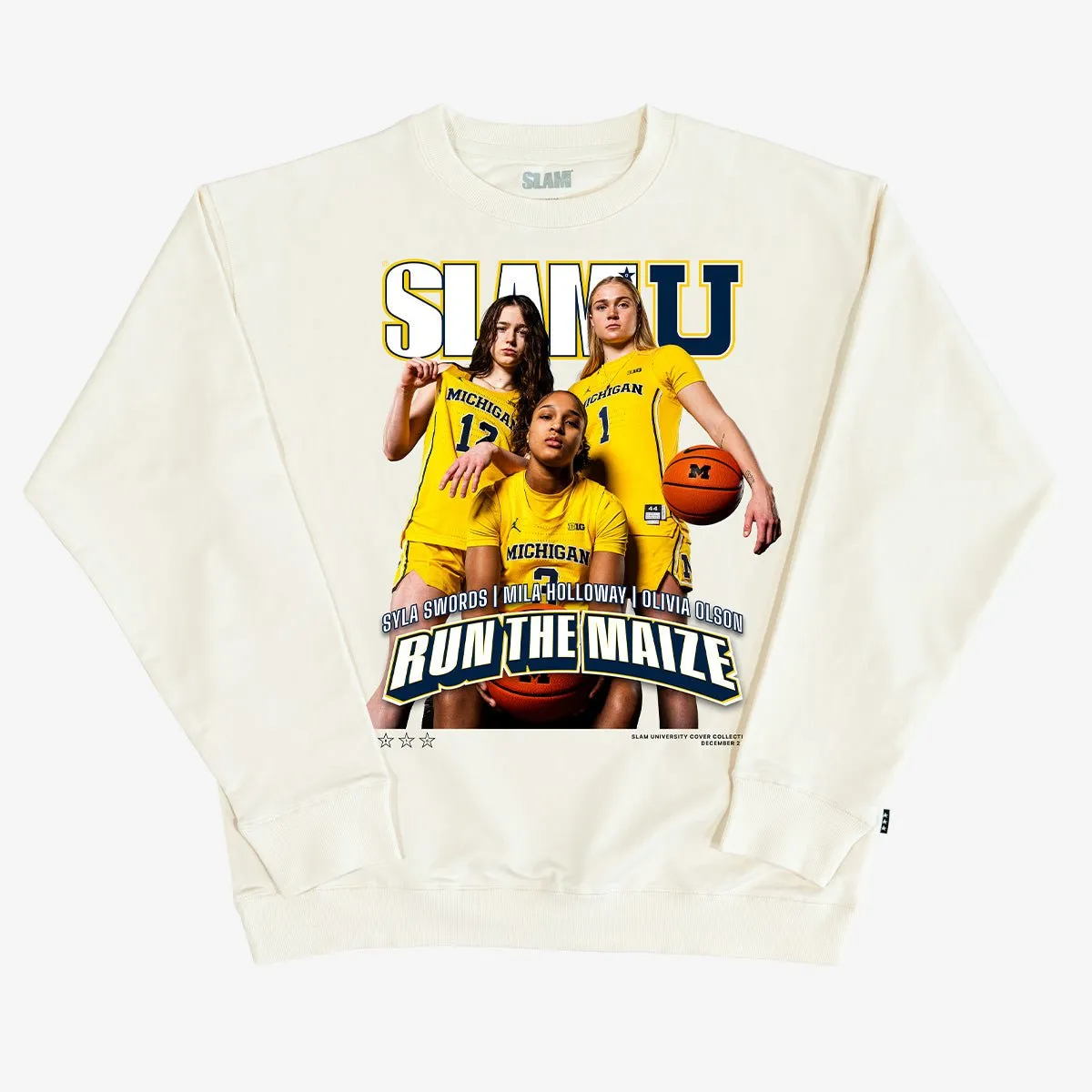 SLAM Cover Crewneck - Michigan WBB (SLAMU 16) sold by SLAM Goods