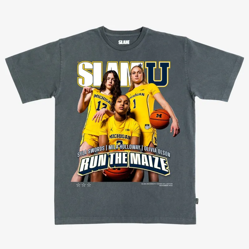 SLAM Cover Tee - Michigan WBB (SLAMU 16) sold by SLAM Goods