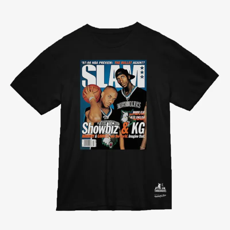 SLAM Cover Tee - Stephon Marbury + Kevin Garnett (SLAM 21) made by Mitchell & Ness
