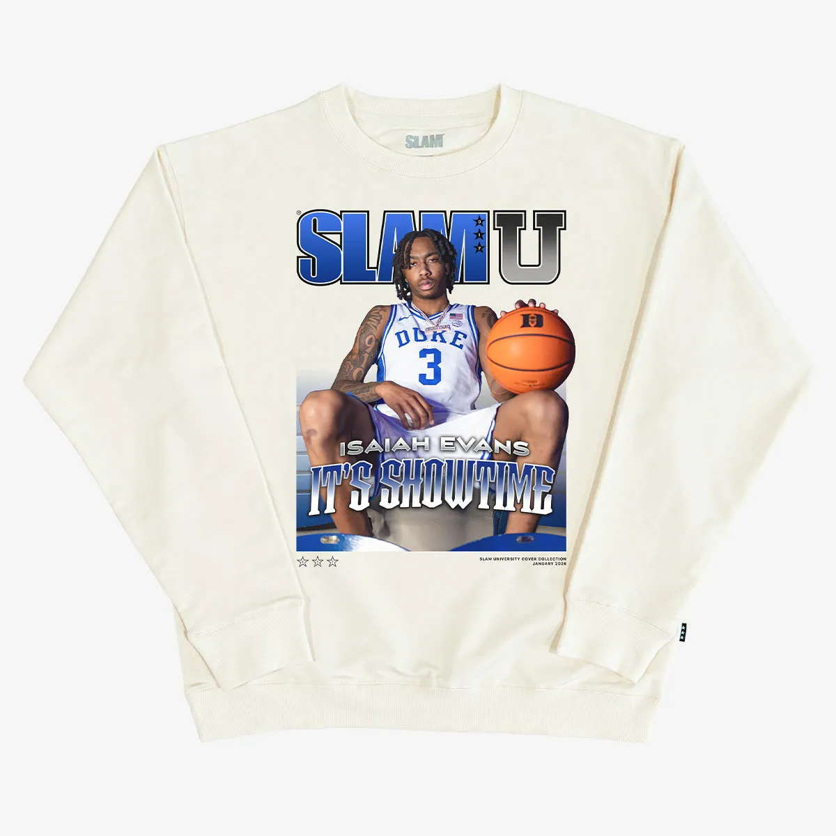 SLAM Cover Crewneck - Isaiah Evans (SLAMU 17) sold by SLAM Goods
