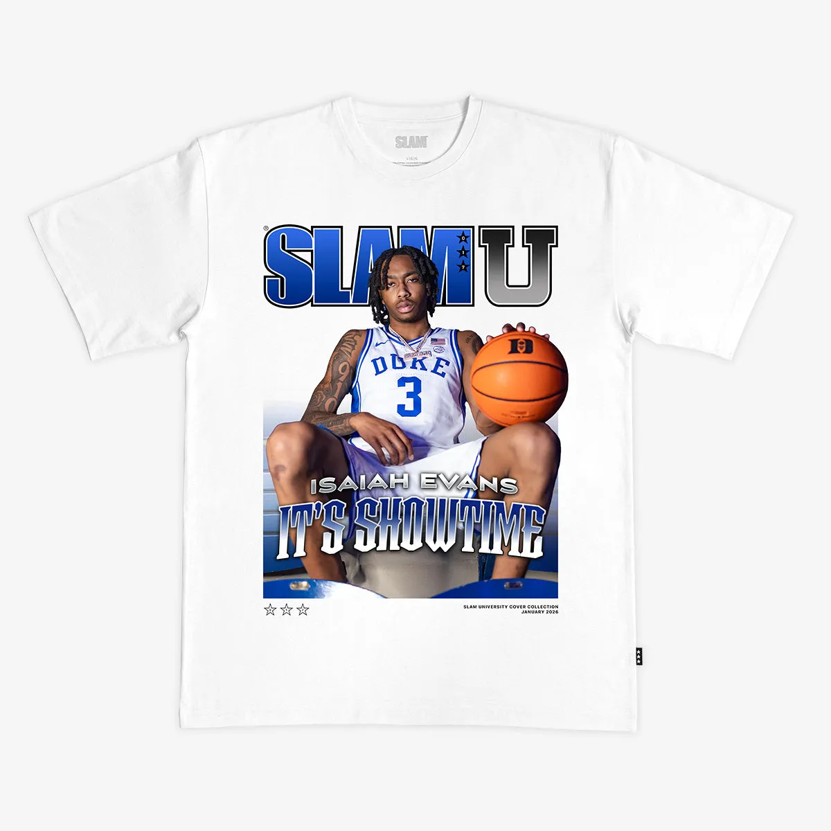 SLAM Cover Tee - Isaiah Evans (SLAMU 17) sold by SLAM Goods product image thumbnail 3