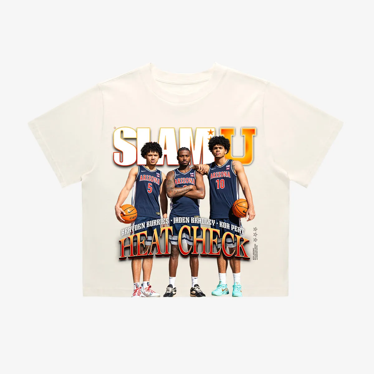 SLAM Crop Cover Tee - Arizona MBB (SLAMU 18) sold by SLAM Goods product image thumbnail 2