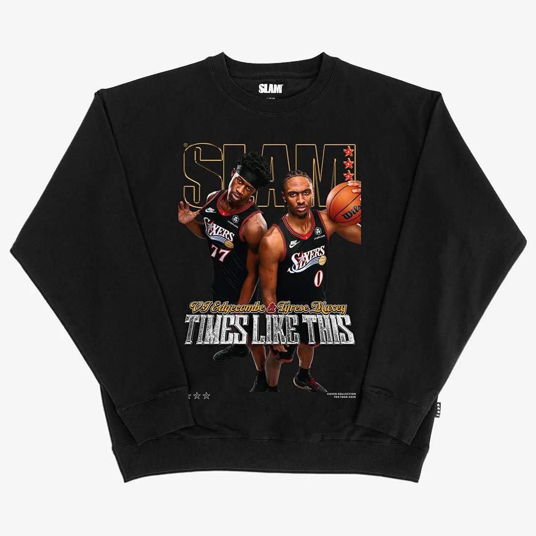 SLAM Cover Crewneck - Tyrese Maxey + VJ Edgecombe (SLAM 260) sold by SLAM Goods product image thumbnail 2