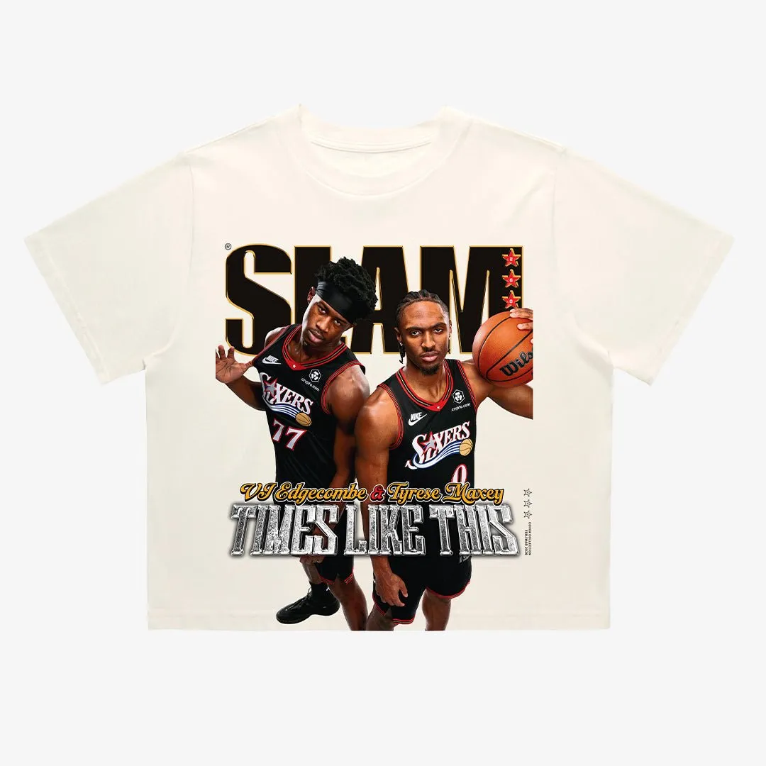 SLAM Crop Cover Tee - Tyrese Maxey + VJ Edgecombe (SLAM 260) sold by SLAM Goods product image thumbnail 2