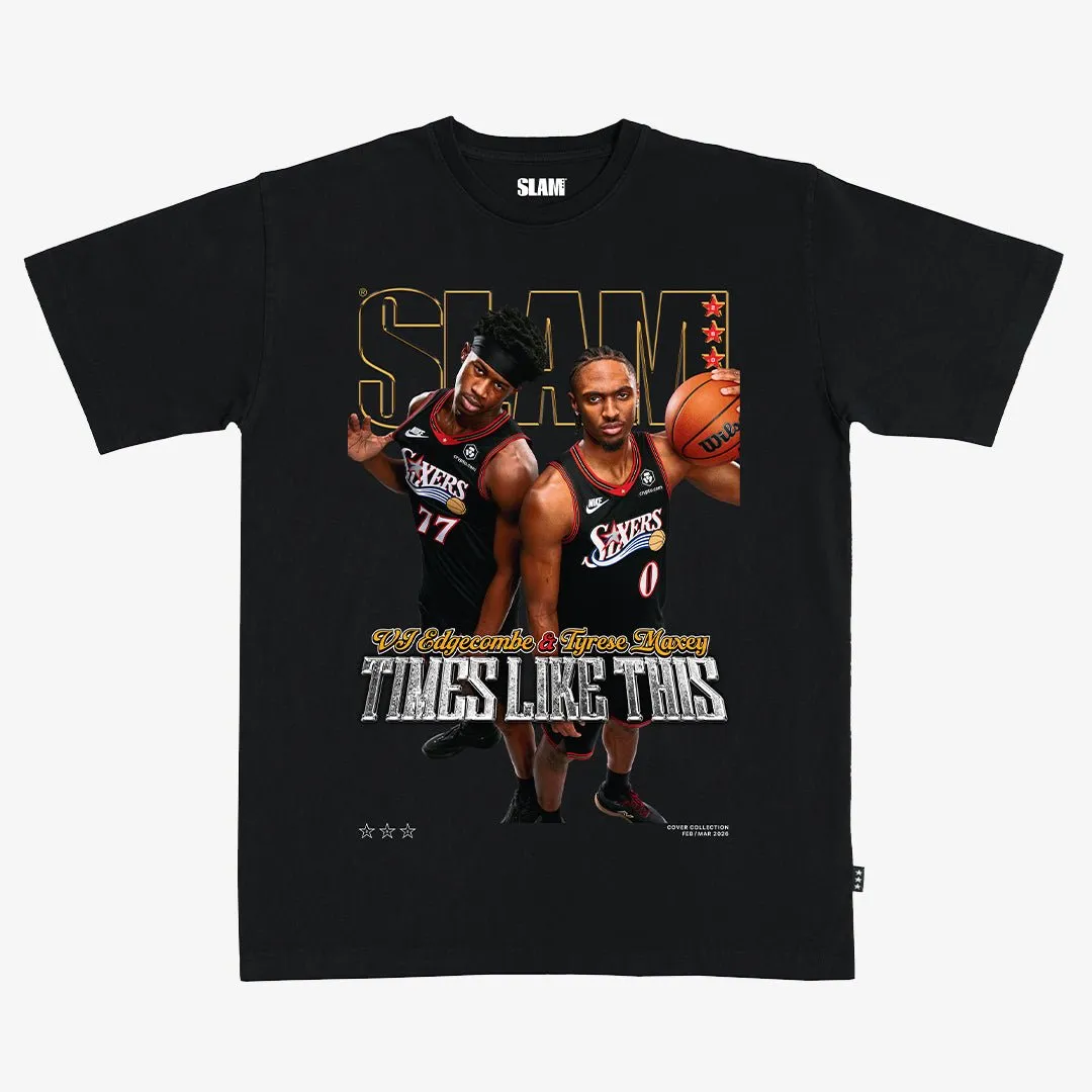 SLAM Cover Tee - Tyrese Maxey + VJ Edgecombe (SLAM 260) sold by SLAM Goods