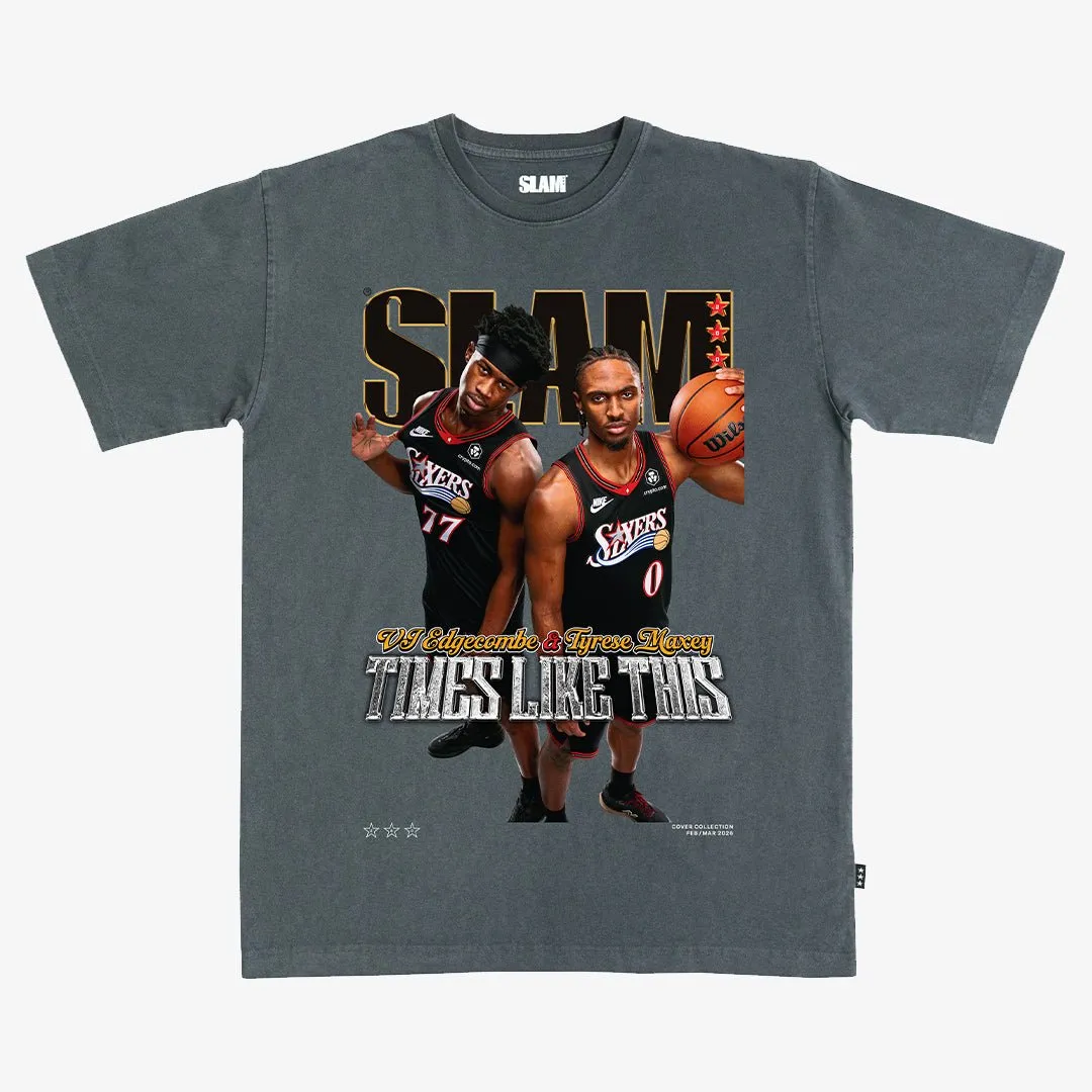 SLAM Cover Tee - Tyrese Maxey + VJ Edgecombe (SLAM 260) sold by SLAM Goods product image thumbnail 2