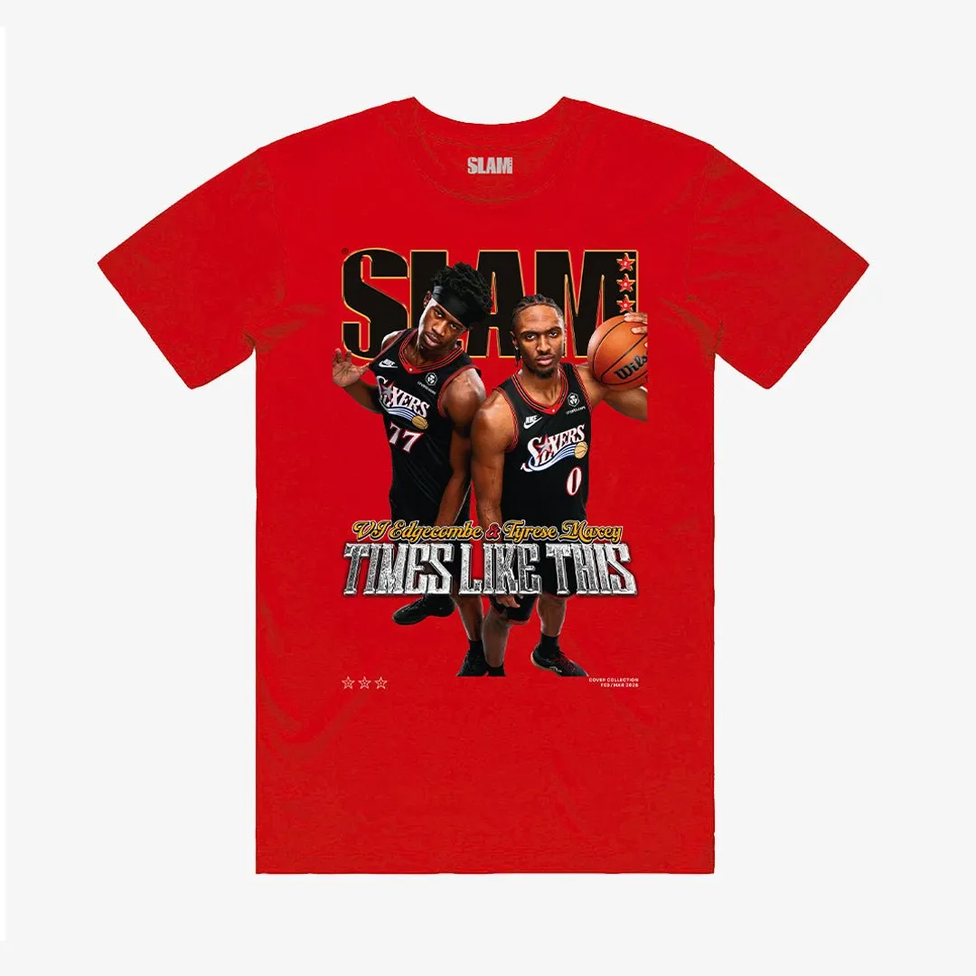 SLAM Cover Tee - Tyrese Maxey + VJ Edgecombe (SLAM 260) sold by SLAM Goods product image thumbnail 4