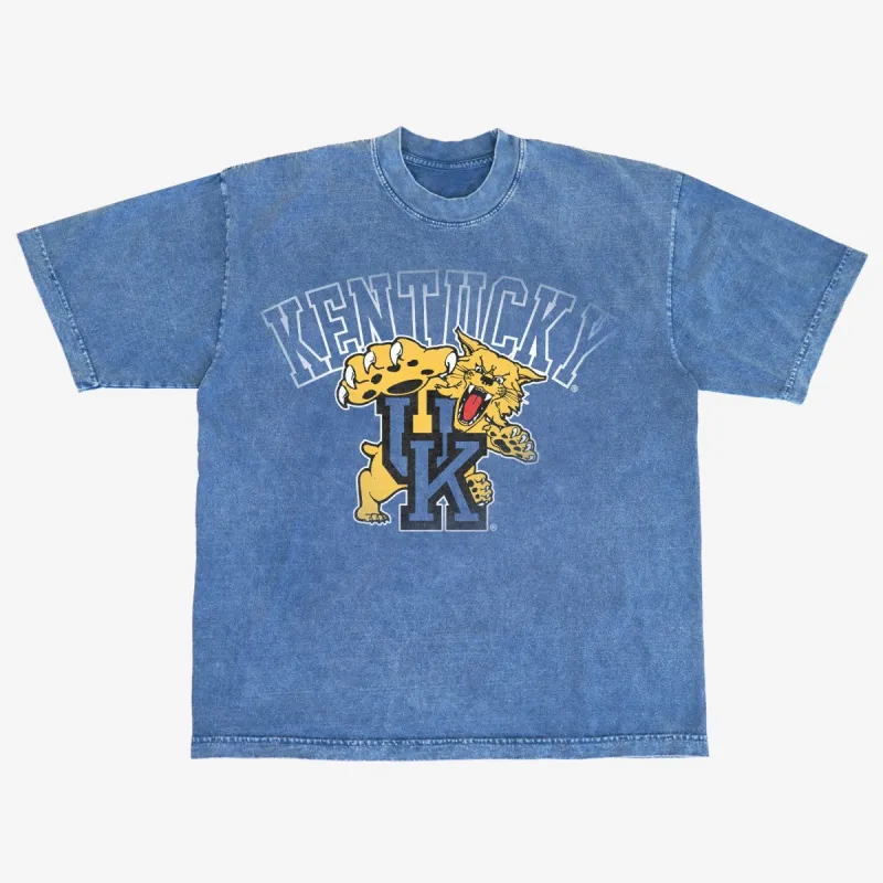 Kentucky Big Logo Heavy Tee - Indigo sold by SLAM Goods