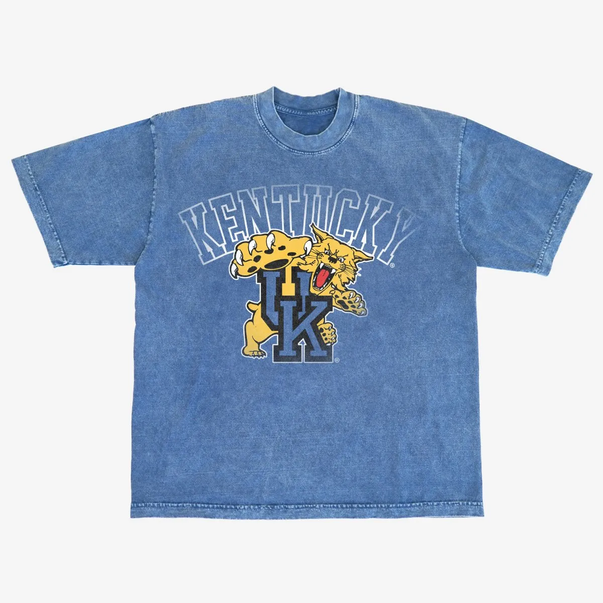 Kentucky Big Logo Heavy Tee - Indigo sold by SLAM Goods