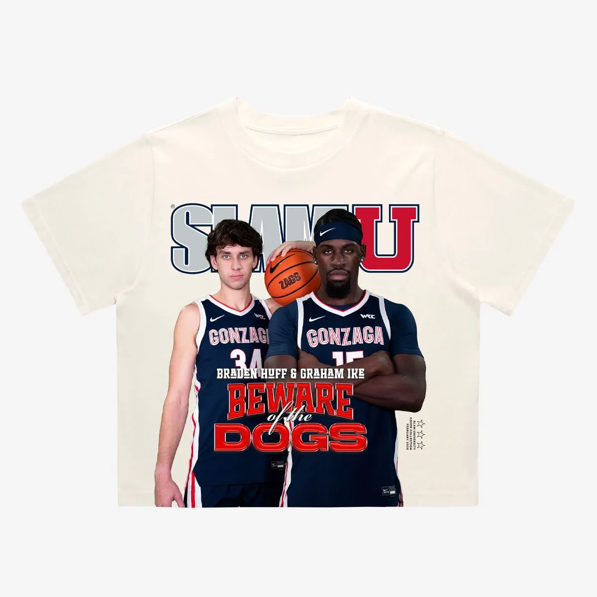 SLAM Crop Cover Tee - Braden Huff + Graham Ike (SLAMU 22) sold by SLAM Goods product image thumbnail 2
