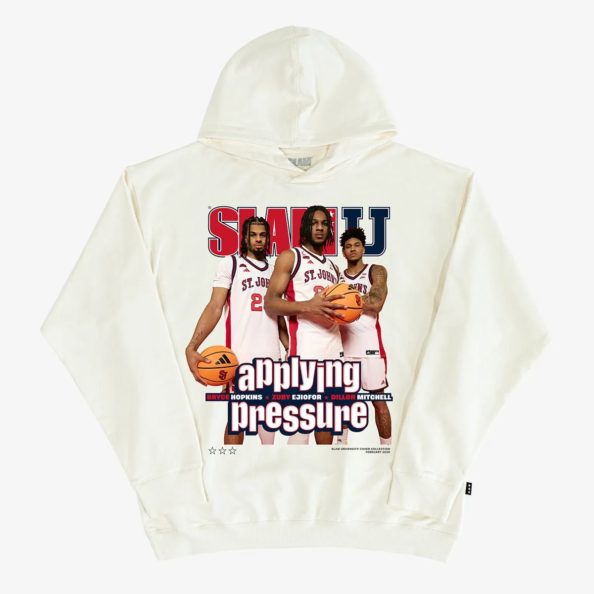SLAM Cover Hoodie - St. John's MBB (SLAMU 21) sold by SLAM Goods product image thumbnail 2