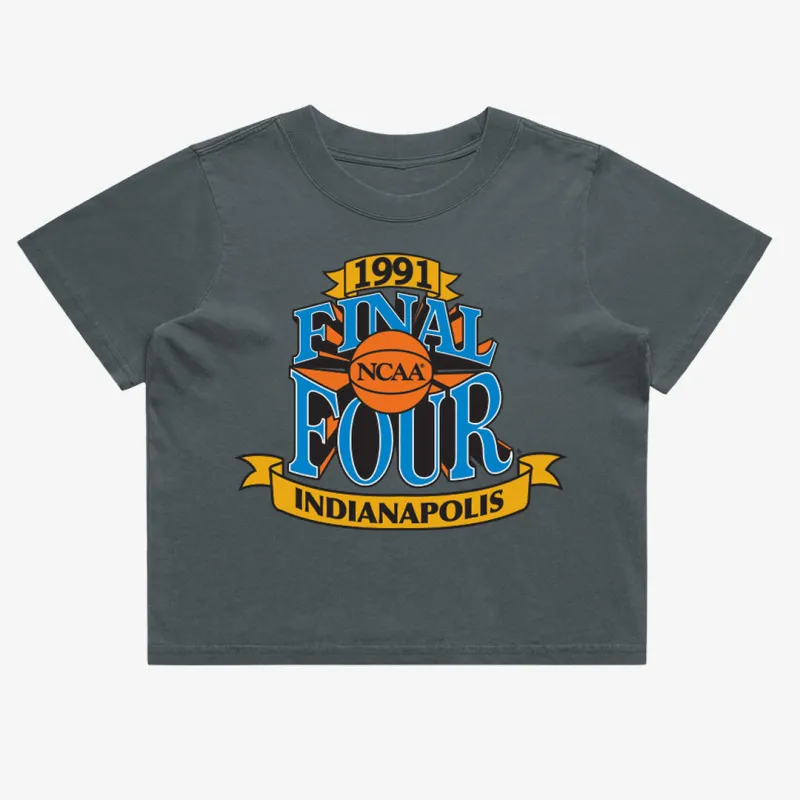 NCAA 1991 Final Four Logo Crop Tee sold by SLAM Goods