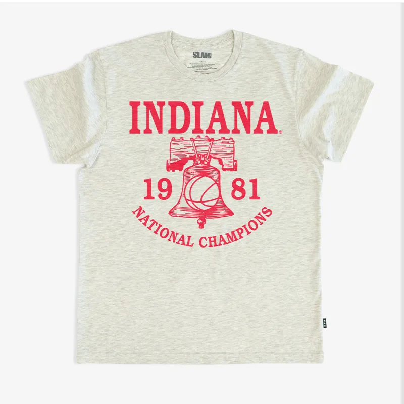 Indiana '81 National Champs Heritage Tee sold by SLAM Goods