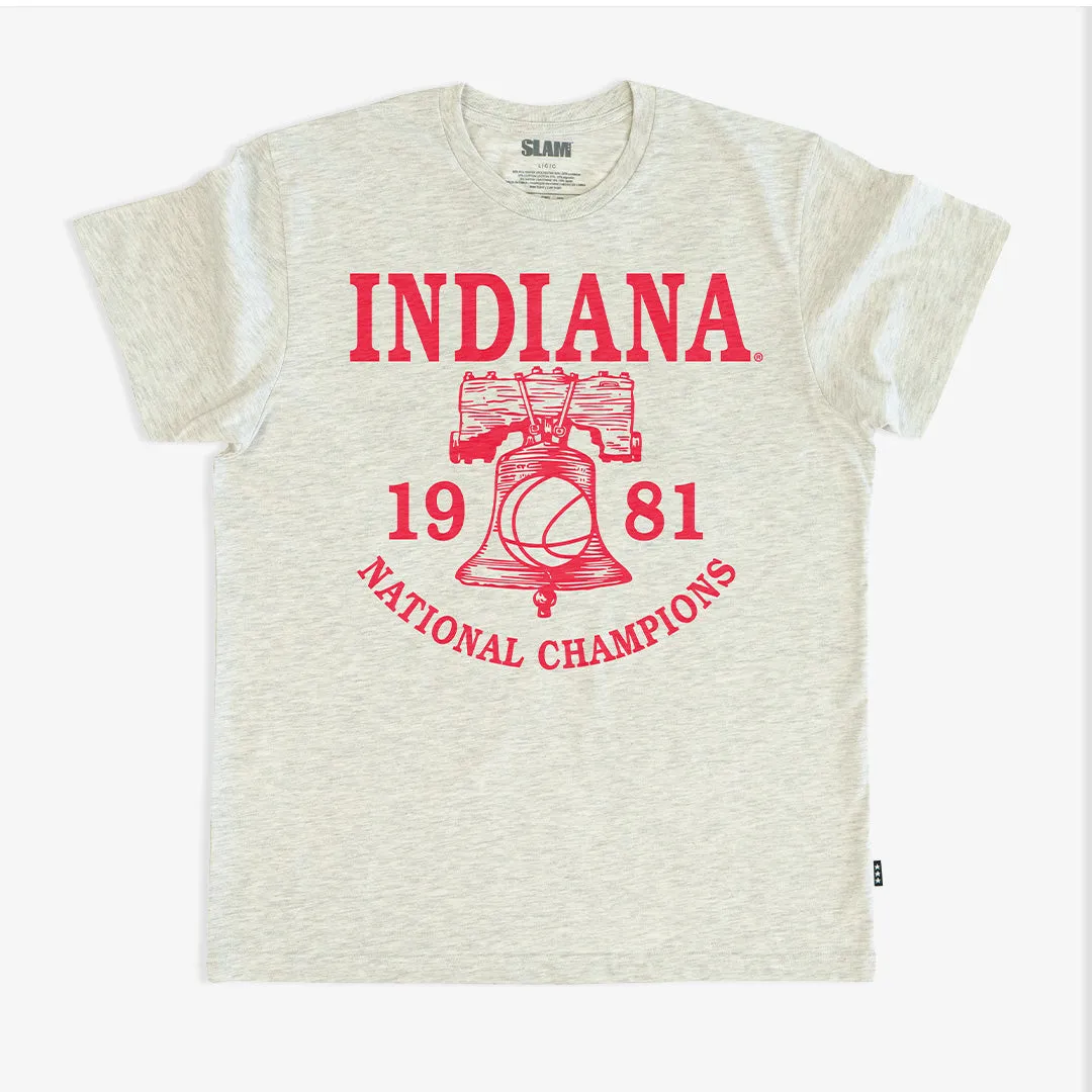 Indiana '81 National Champs Heritage Tee sold by SLAM Goods