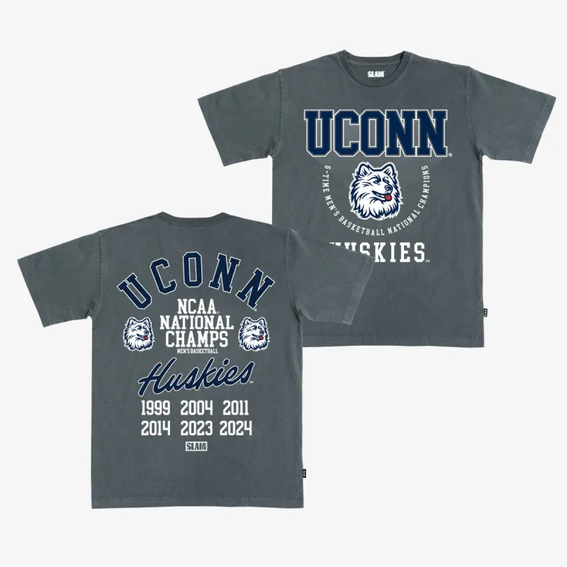 UCONN Banner Heavy Tee made by Slam