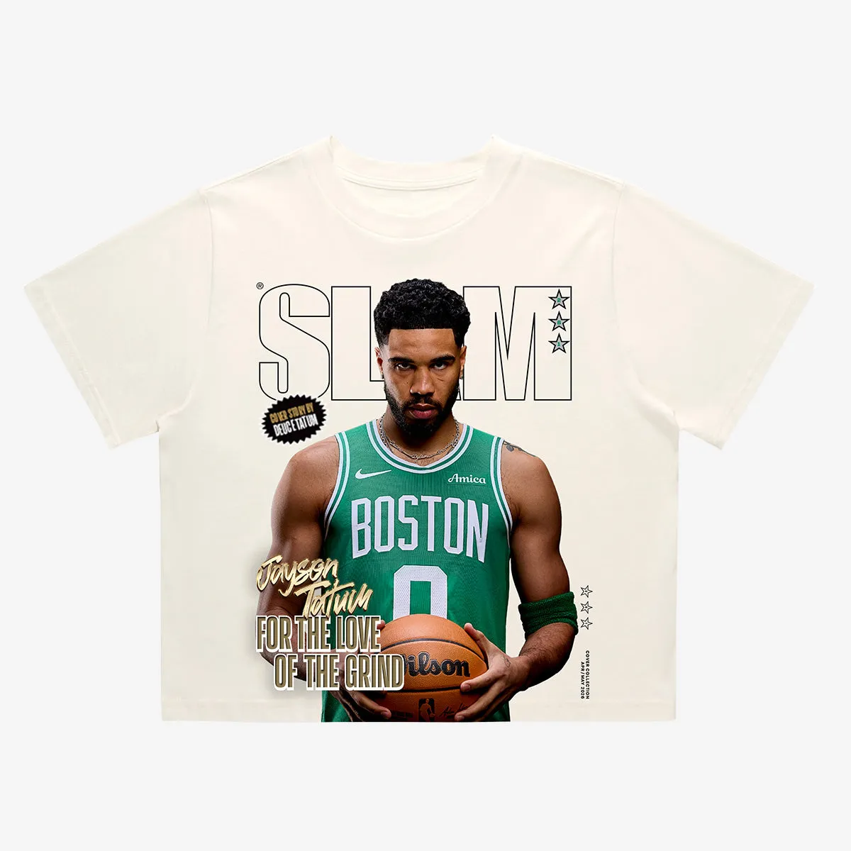 SLAM Crop Cover Tee - Jayson Tatum (SLAM 261) sold by SLAM Goods product image thumbnail 2