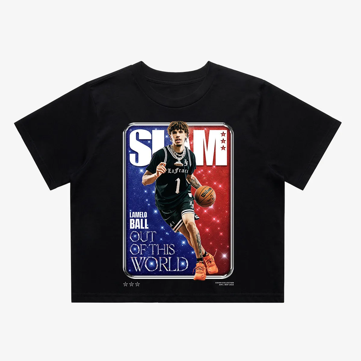 SLAM Crop Cover Tee - LaMelo Ball (SLAM 237) sold by SLAM Goods
